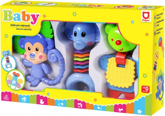 Set van 3 rammelaars voor baby's