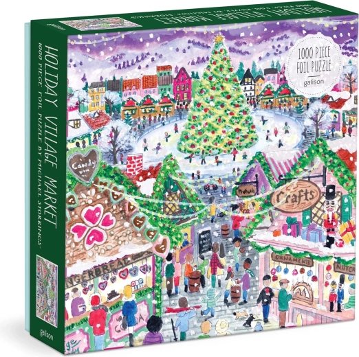 Galison Metallic puzzel Adventsmarkten 1.000 stukjes