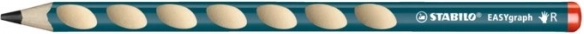 Ergonomische potlood STABILO Easygraph voor rechtshandigen donkerblauw