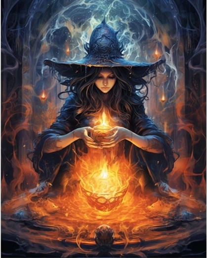 Diamond painting Ritueel 30 × 40 cm