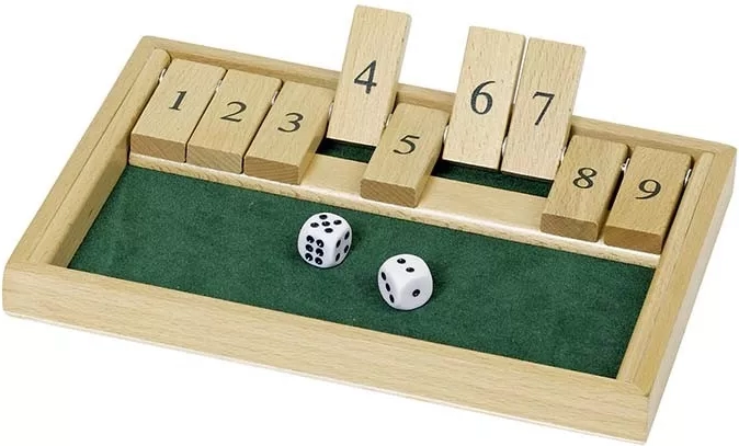 Reisspel Shut the box II