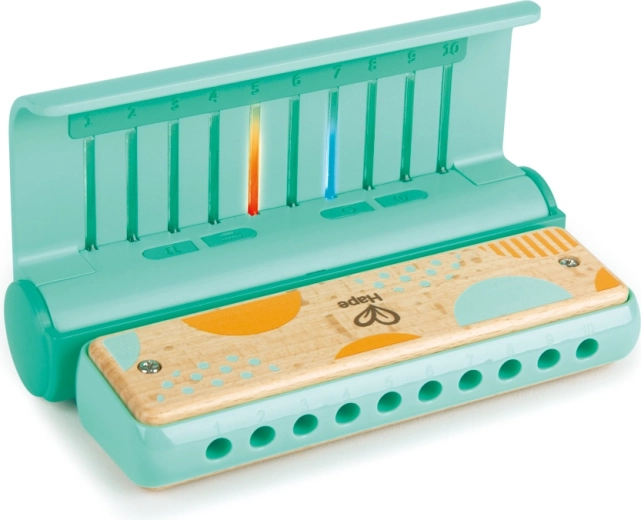 Hape mondharmonica met lichtgestuurde leerfunctie