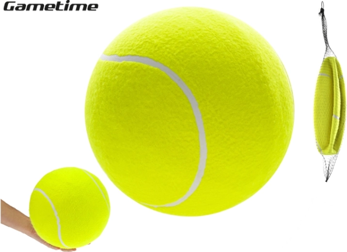 Reusachtige tennisbal 24 cm in net GAMETIME
