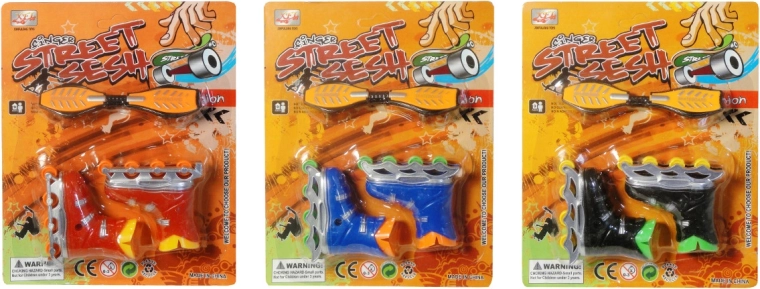 Vinger-skateboard set – willekeurige kleur