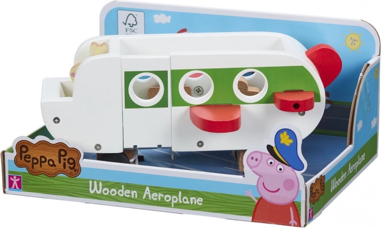 Houten vliegtuig PEPPA PIG