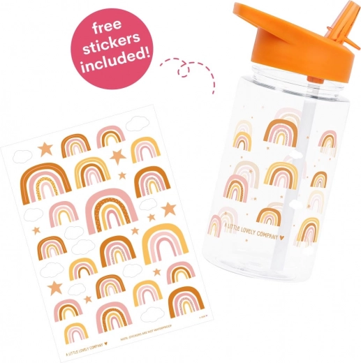 A Little Lovely Company kinderdrinkfles – Regenboog