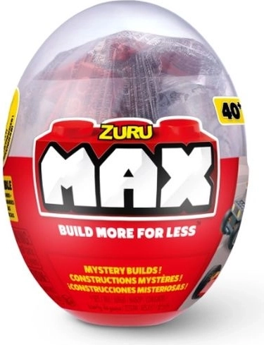 ZURU MaxBuild constructieset in capsule – verrassingsei (40 onderdelen)