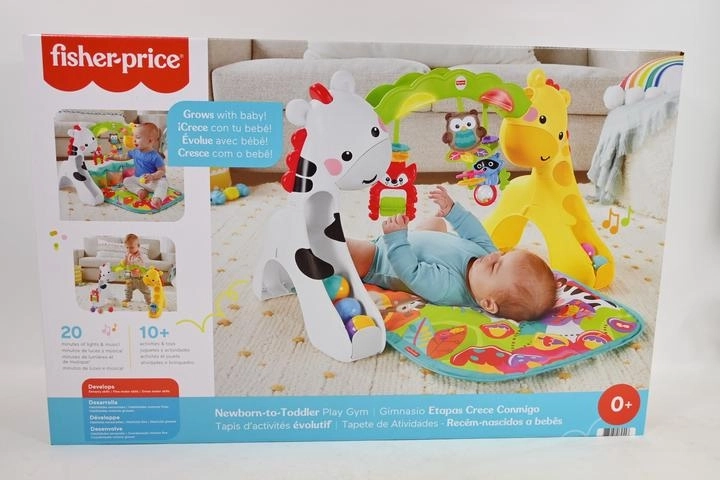 Kinder-speelmat 3-in-1 met speelboog – giraf