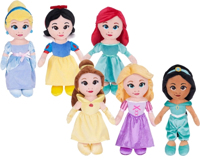 Disney prinsessen pluchen figuur mix 30 cm (6 soorten) - 1 stuk