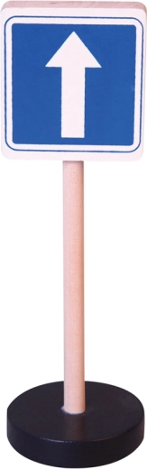 Babu houten verkeersbord eenrichtingsweg