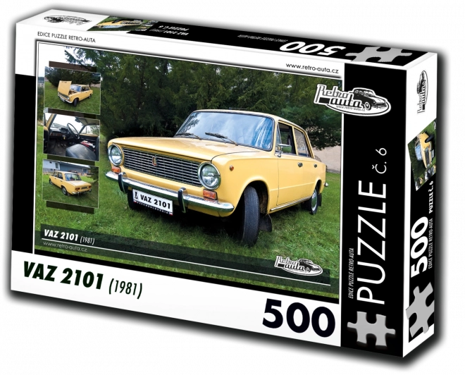 RETRO-AUTA Puzzel VAZ 2101 1981 500 stukjes