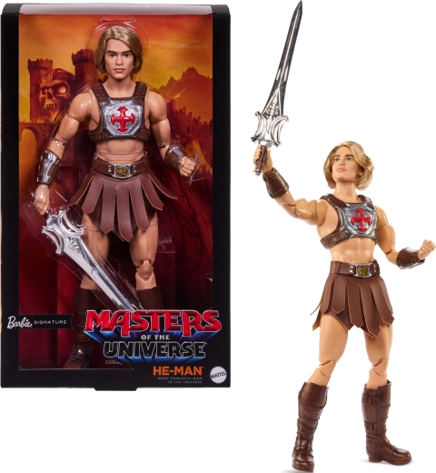 Mattel Barbie Signature verzamelpop Ken als He-Man (Masters of the Universe)