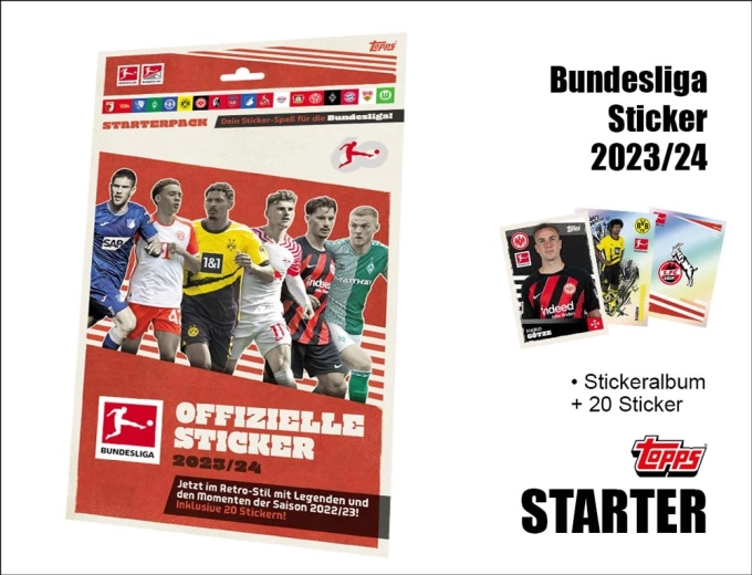 Topps Bundesliga sticker starterset 2023/2024