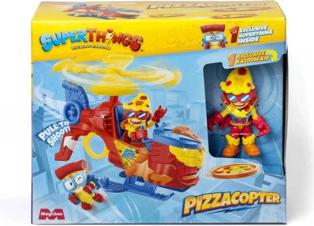 SuperThings Pizzacopter met schijfwerper