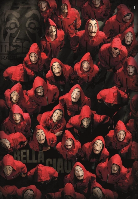 Puzzel 1000 stukjes La Casa de Papel Netflix