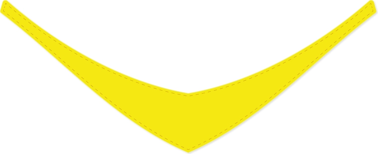 Gele sjaal voor knuffels