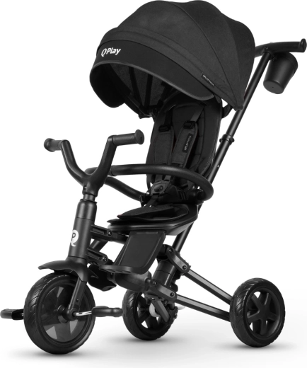 QPlay opvouwbare driewieler Nova Niello black