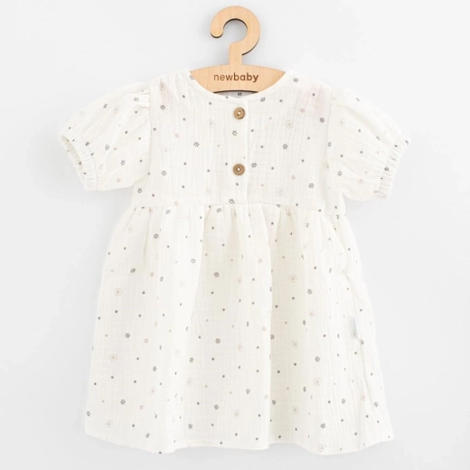 Mousseline babyjurk New Baby Zora, maat 68