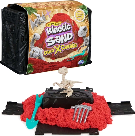Outlet Kinetic Sand Dino XCavate opgravingen van dinosaurusbotten met accessoires