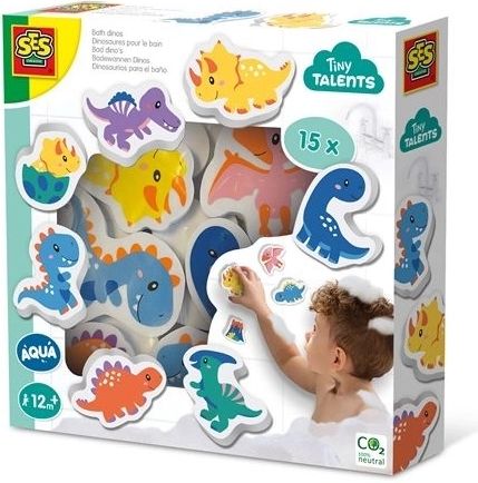 SES dinosaurussen voor in bad – schuimstickers