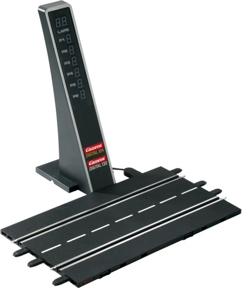 Uitslagtoren voor digitale racebanen 132/124