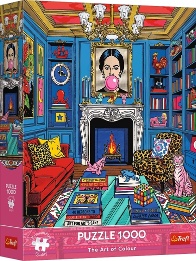 Trefl Puzzle Premium Plus The Art of Colour: Thuisgalerie van kunst 1000 stukjes
