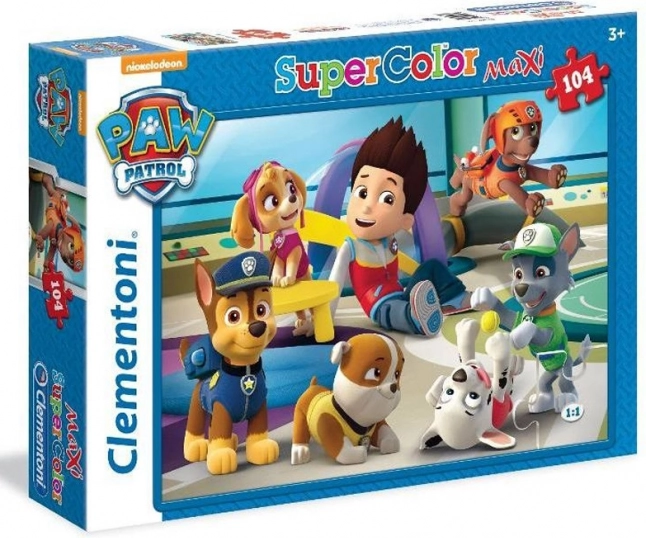 Clementoni puzzel PAW Patrol Maxi 104 stukjes