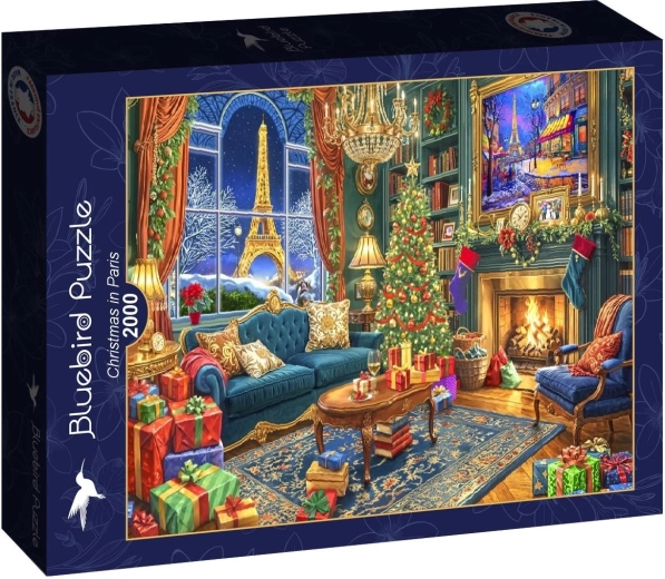 Bluebird puzzel Kerst in Parijs 2000 stukjes