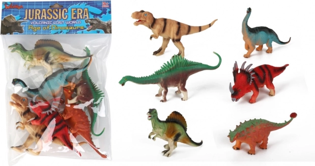Set dinosaurussen 6 st.