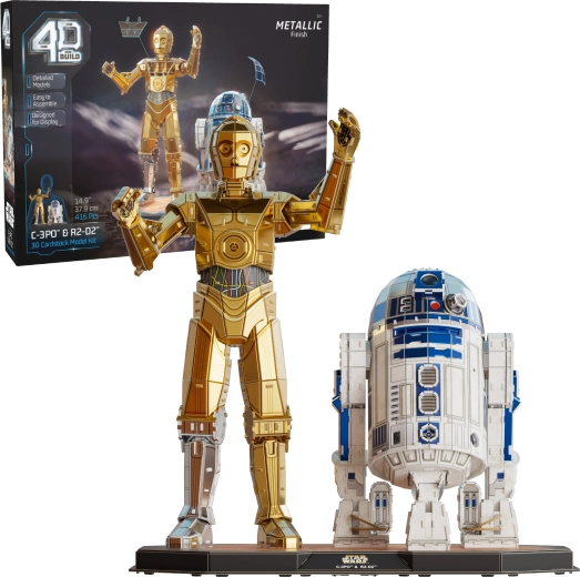 4D Build Star Wars C-3PO en R2-D2 3D-puzzelmodel