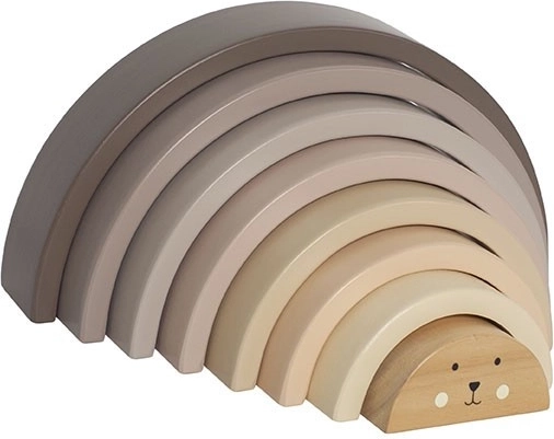 Jabadabado houten stapelregenboog