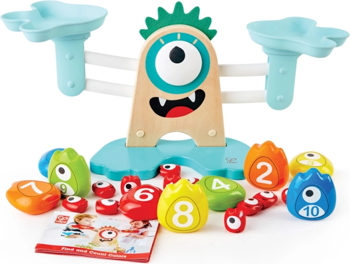 Hape weegschaal met monstertjes