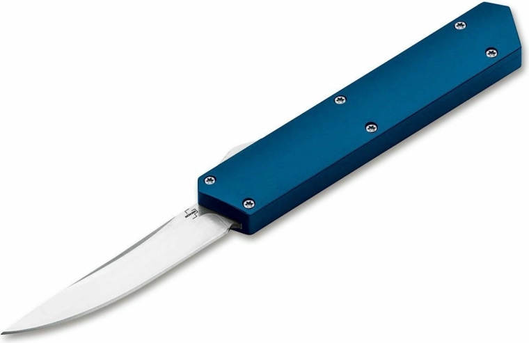 Böker Plus Kwaiken OTF Blue automatisch mes 8,1 cm, blauw