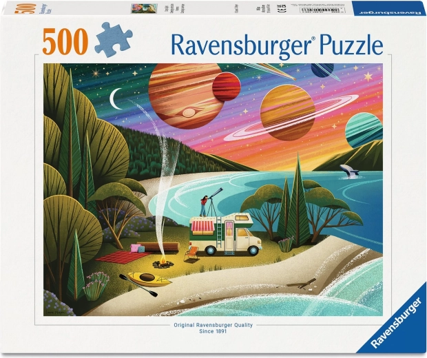 Ravensburger puzzel kamperen onder de sterrenhemel 500 stukjes