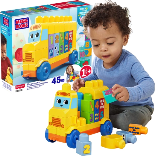 Mega Bloks bus Bouw en tel