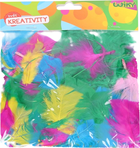 Creatieve set decoratieve veertjes – mix