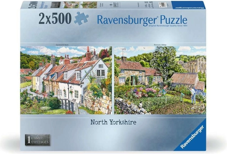 Ravensburger puzzel Cosy Cottages nr. 1: Noord-Yorkshire 2×500 stukjes