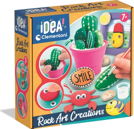Clementoni Idea creatieve set voor het versieren van stenen