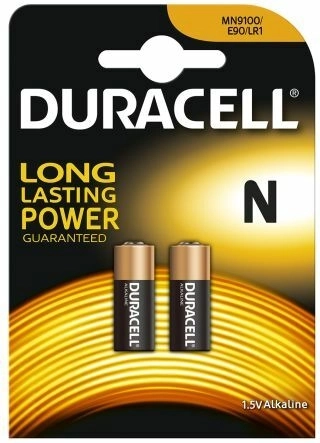 Alkalinebatterijen Duracell N 1,5 V, 2 stuks