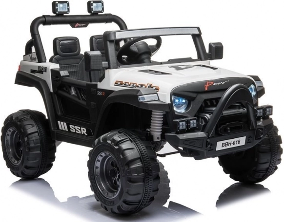 Elektrische kinderauto wit