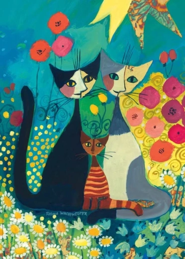 Heye metalen puzzel bloemenperk 1000 stukjes