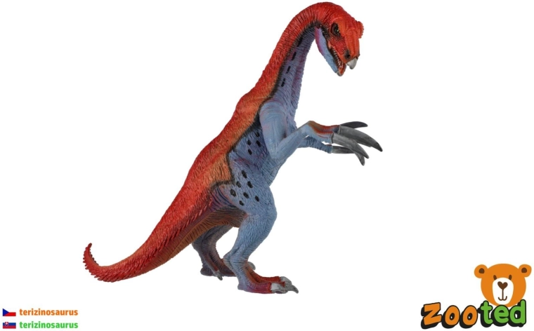 Therizinosaurus – kunststof dinosaurus 24 cm - 1 stuk