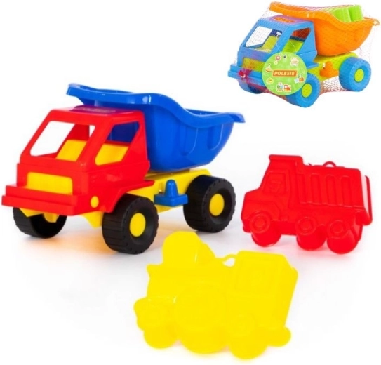 Zandset auto Kazimír met vormpjes