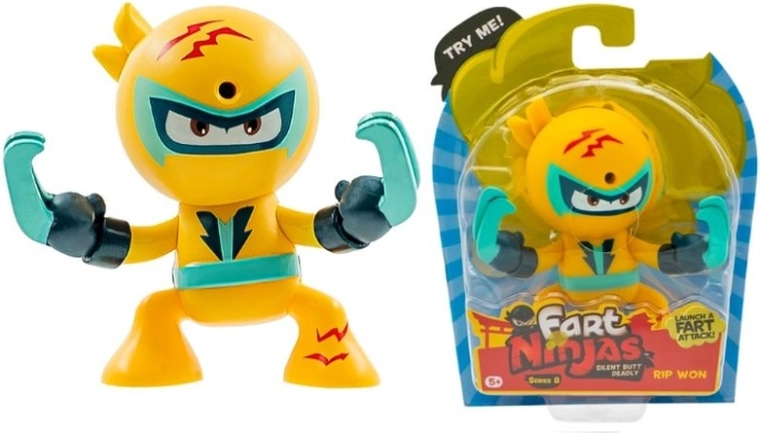 Fart Ninjas-figuur met geluid Rip Won