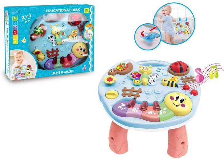 Interactieve educatieve tafel Dieren met licht en geluid