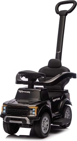 Loopauto met duwbeugel Ford F-150 3-in-1 zwart