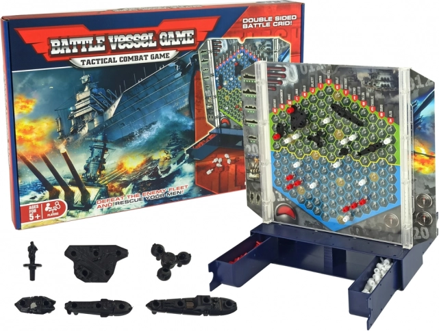 Logisch strategisch spel Ship Battle Grey