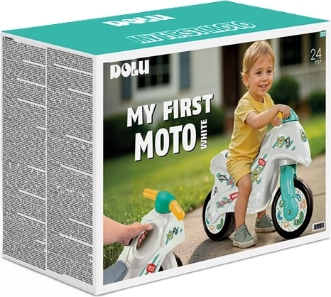 DOLU kinder loopmotor wit-groen