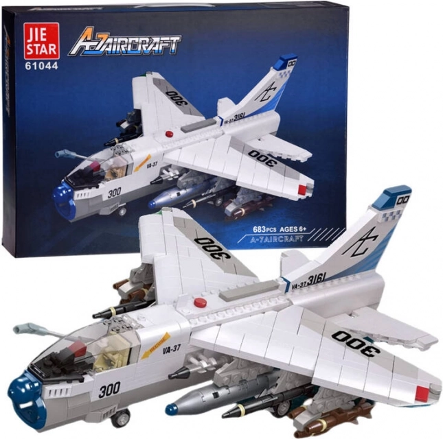 Bouwset aanvalsvliegtuig 683 onderdelen