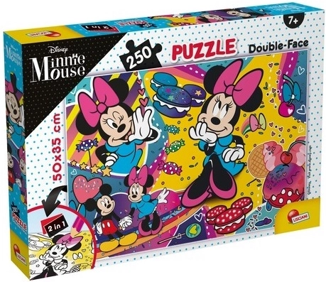 Lisciani dubbelzijdige puzzel Minnie 250 stukjes